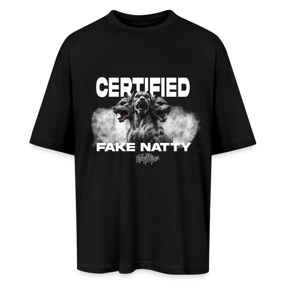 FAKE NATTY TEE - nero
