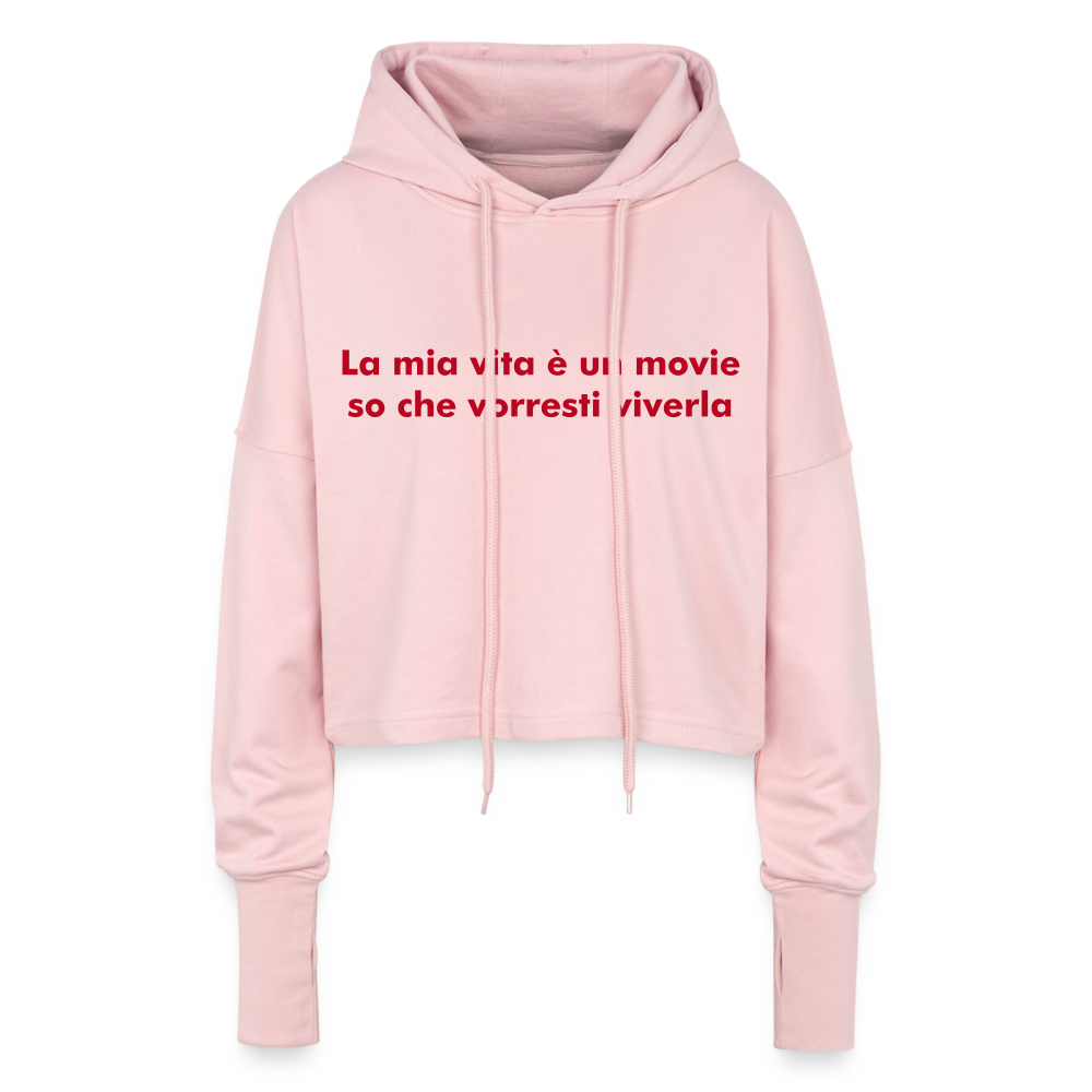 MOVIE HOODIE - rosa chiaro