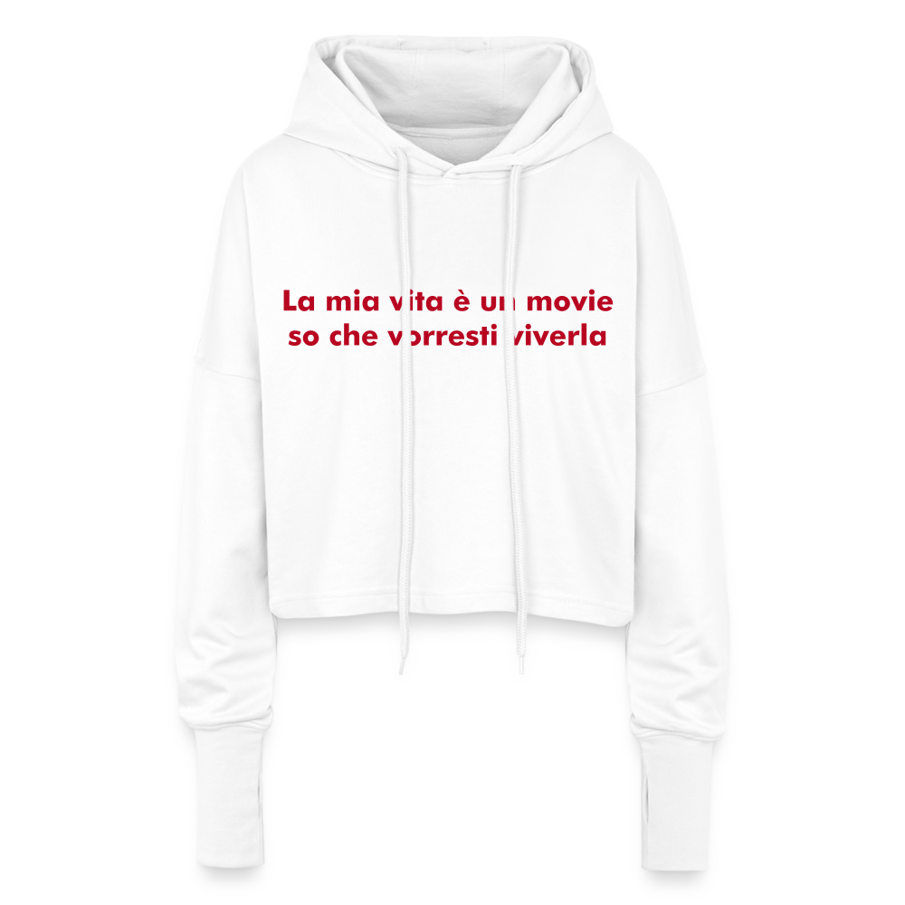 MOVIE HOODIE - bianco