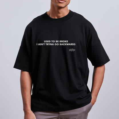 USED TO BE BROKE TEE - nero